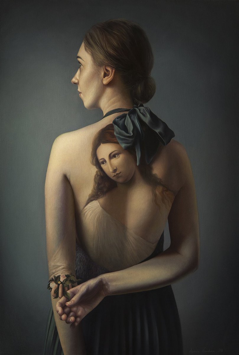 anienartowicz's tweet photo. Agnieszka Nienartowicz, 'Flora'
80 x 55 cm (31.5 x 21.7 inches), oil on canvas, 2018 https://t.co/7MIk62PJcU