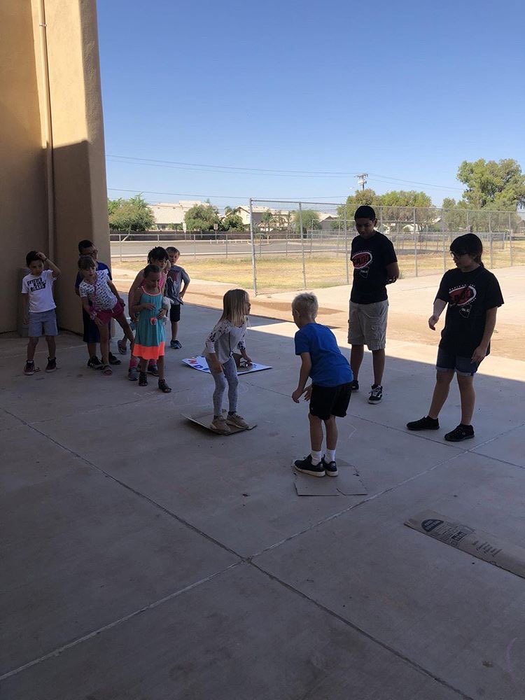 YumaYMCASADD's tweet photo. #saddmeetingmonday today we worked on team bonding and had a great time doing it! #meetings #sadd #teambonding #teamwork https://t.co/5Y78VGUiLY