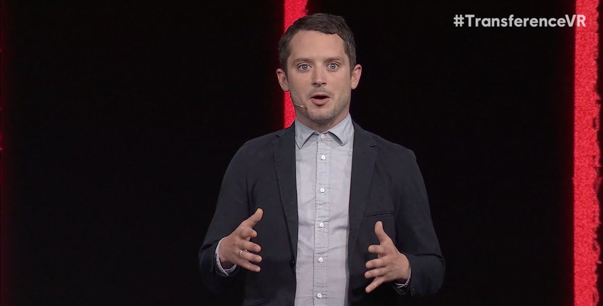 MeriStationMX's tweet image. El actor Elijah Wood presenta #TransferenceVR en #UbiE3 #E32018 #MeriE3