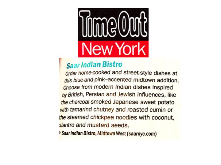saarnyc's tweet photo. Time Out New York highlighted us this past week as a “hot spot” to watch! Come check us out.

#Media #MediaMonday #foodbuzz #checkitout #foodlove #foodpost  #foodspotting #food4thought #foodstagram #instafood https://t.co/95MsB6yUVn