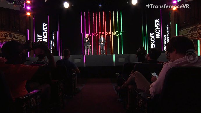 unocero's tweet image. . @elijahwood menciona que es momento de resolver puzzles en VR y descubrir los misterios detrás de la compleja trama de #TransferenceVR, una experiencia que te adentrará en situaciones inimaginables. #E3 #UbiE3