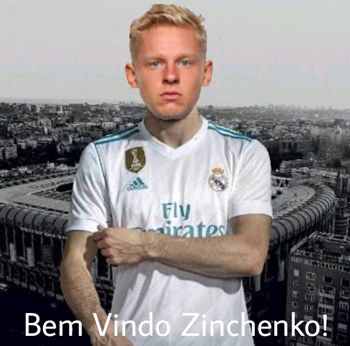 RealMadridEBL's tweet photo. Zinchenko chega pela troca com o City e nela compõem: Casemito +30m. Nossos em troca ganhamos Zinchenko.
E junto com essa apresentação viemos anunciar a contratação de um novo técnico.
Vini é o novo técnico do Real.
#Hala_Madrid https://t.co/j1ThLvB8PP