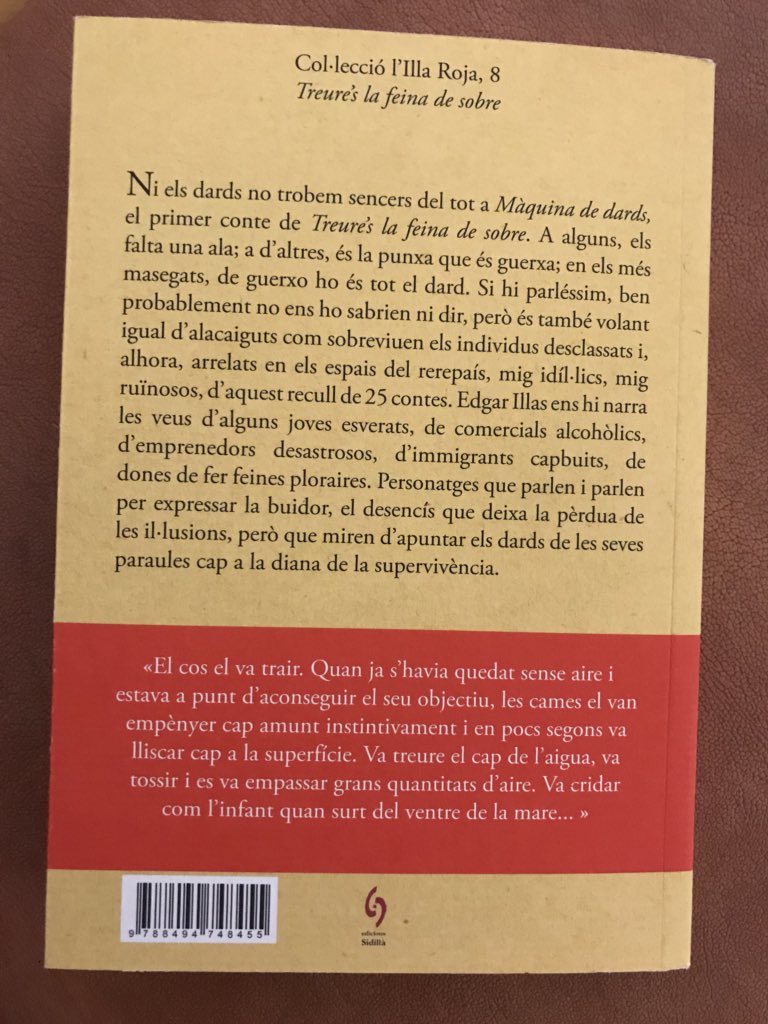 idaeidea's tweet photo. 📚

Aquest vespre a 
la @LLIBRERIA22 

Presentació 📙
“Treure’s la feina de sobre”
d’@IllasEdgar 

amb Mita Casacuberta
i l’autor.

@SidillaEdicions 
amb il•listracions
de @pinxulivadir 

“Si heu vingut aquí a #acollonar, ja podeu cardar el camp.”

c/@AdriPujol
 #collonar 😉

🔻 https://t.co/ihOTMfDhWD