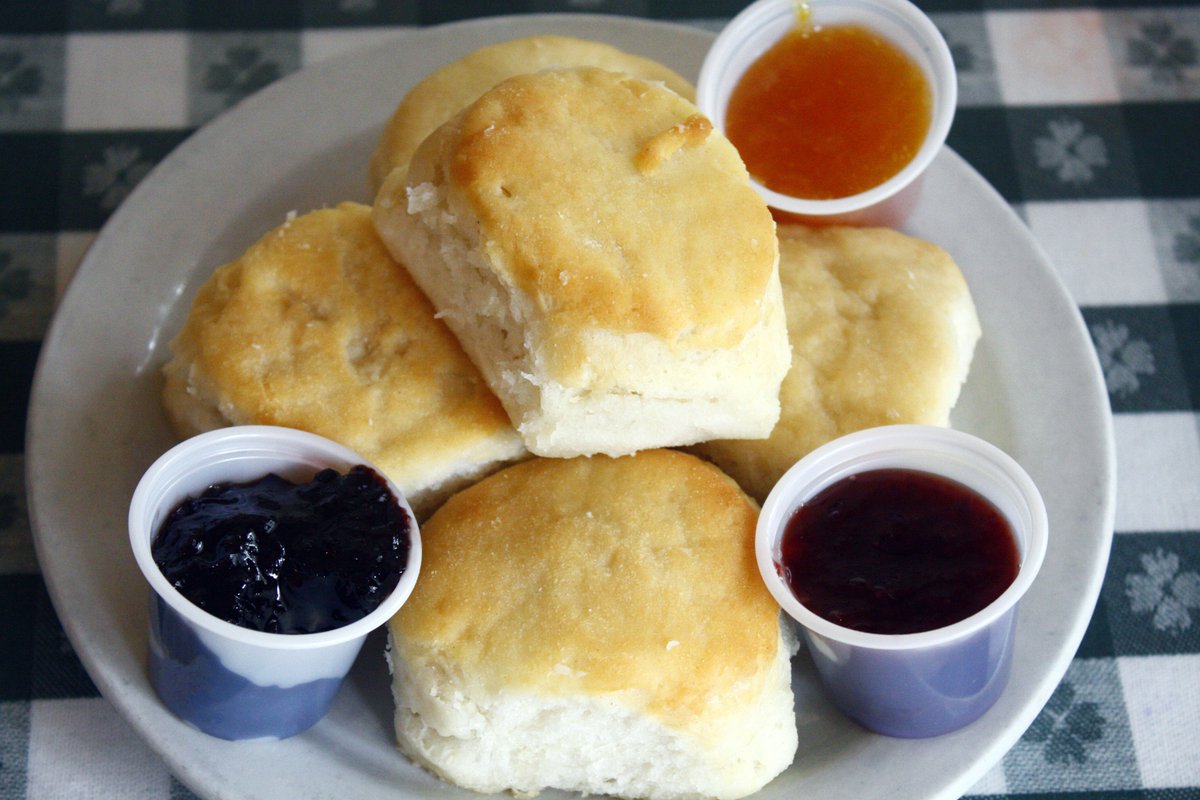 LovelessCafe's tweet photo. Around here 'b' stands for Biscuits!  Always has, always will! #since1951 https://t.co/OsSHKrN95B