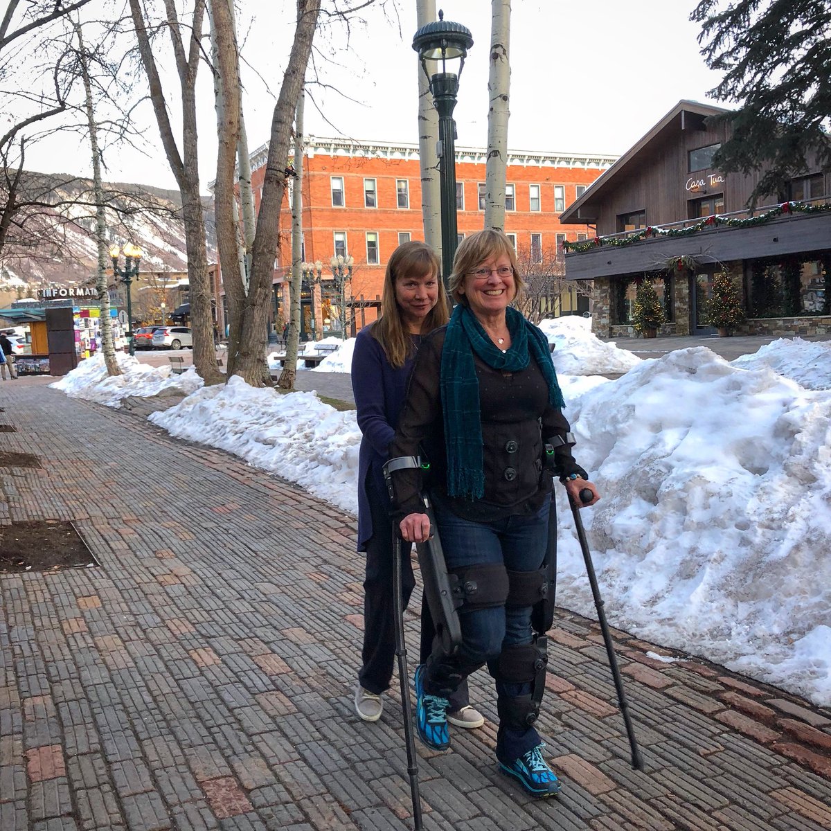 bridgingbionics's tweet photo. A few months ago when the walks were colder but we couldn't resist taking a walk through downtown Aspen!
#live #love #bridgemobility #innovation #rehabilitation #walkagain #walk #onestepatatime #wheelchair #physicaltherapy #stand #neurorehabilitation #exoskeleton #movingasone https://t.co/qrH6l0cKq2