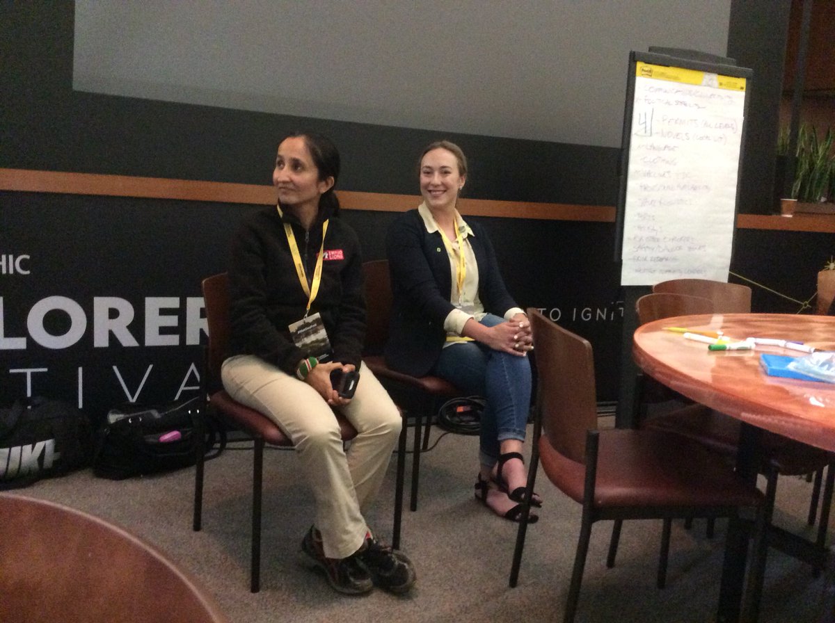 MrsJBurgin's tweet image. An INCREDIBLE session on being a woman in the field from @NatGeo featuring incredible tips, testimonials, and training from Krav Maga Capitol Hill! #NatGeoFest @NatGeoEducation 

I practice with @PegKeiner - we’re tough #EducatorExplorers! So is @Dalal_EL_Hanna!