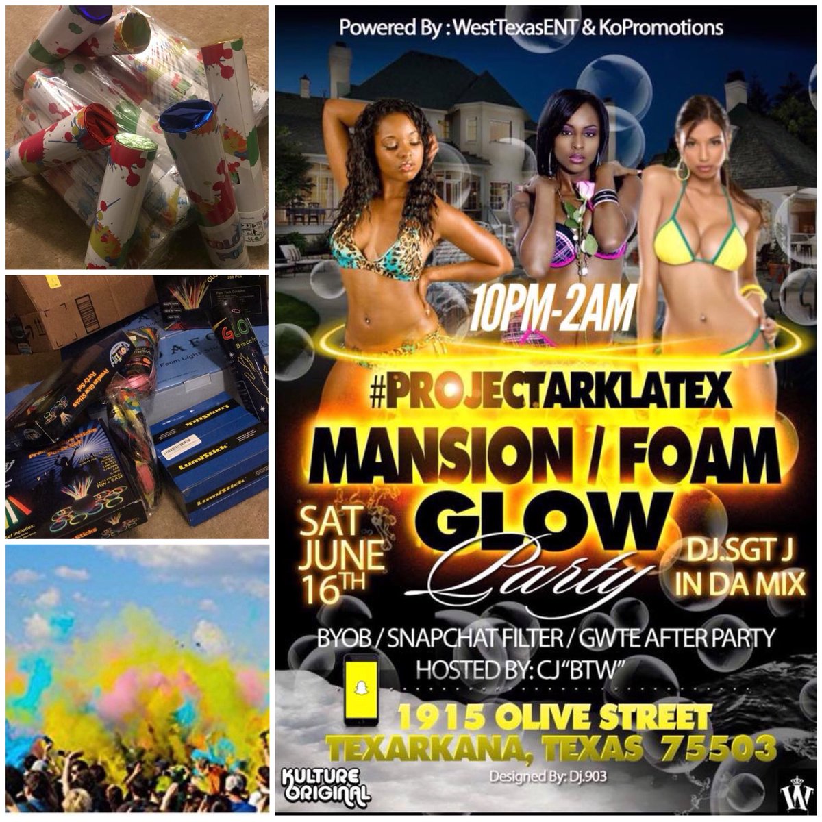 ImOnlyOsh's tweet photo. Itβs going down Saturday Night βΌοΈβΌοΈ We finna get real turnt up π€
#WestTexasENT #KOPromotions
#PROJECTARKLATEX βΌοΈ
I need to see everybody on the scene bihh πππΎββοΈπ₯ ITS UP THERE
@DreamBigKenzieD @OMG_ItsCJ @iiSgtJ903 βΌοΈ https://t.co/Enbl4AQjVC
