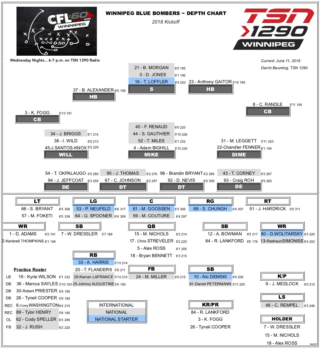 Wild Depth Chart