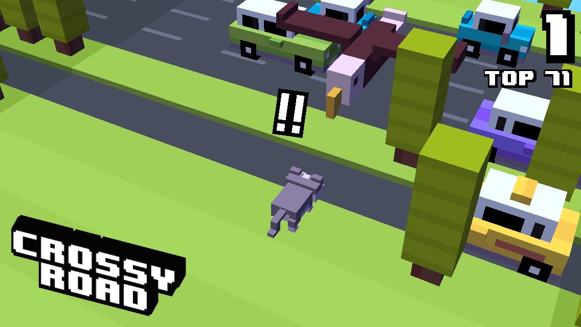SurpassingSub's tweet image. 1 on #crossyroad. My top is 71. crossyroad.com