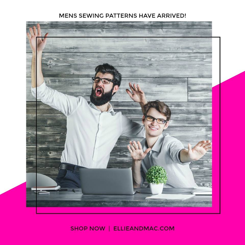 Ellieandmac's tweet image. Have you checked out our Men's Pattern's yet??!? Shop sewing patterns for the whole family, now at Ellieandmac.com!! #ellieandmac #elliandmacpatterns #pdfsewingpatterns #sewingformen #sewing #patternsale