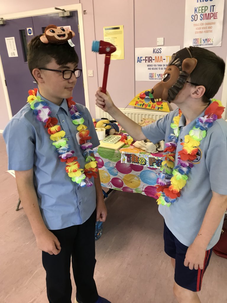 positiveparties's tweet photo. Thanks to all the lovely P7’s St Eugenes PS, @StEugene58, for their enthusiasm today and really embracing the learning and fun at their ‘Go For It’ Positive Parties workshop. #TrainingWithADifference #MakingLearningFun https://t.co/Va3zOJac3m