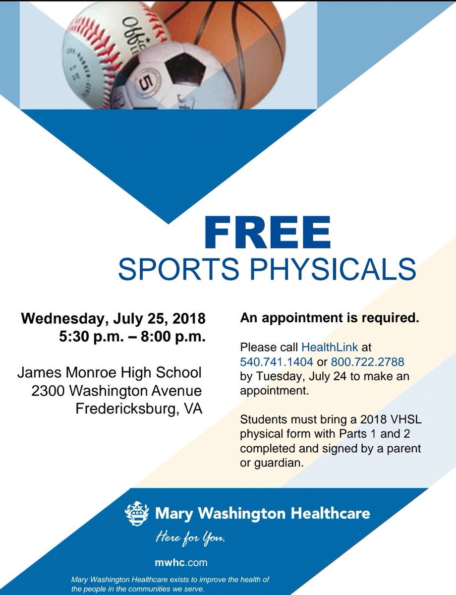 SpotsyFootball's tweet photo. FREE SPORTS PHYSICAL INFO https://t.co/v95D75u8uR