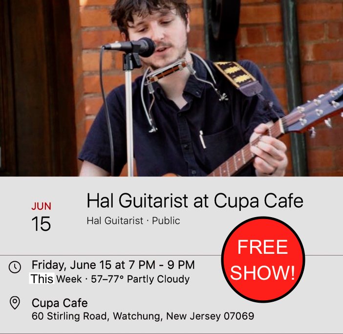 halguitarist's tweet photo. SHOW FRIDAY! https://t.co/MjYiX9DC1O