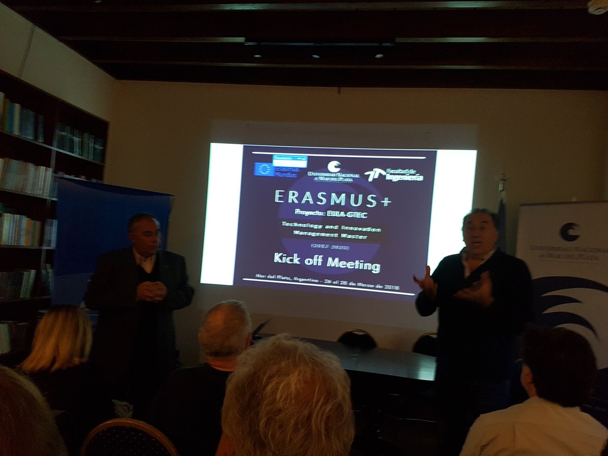 GtecEula's tweet photo. #CELAC #EULAGTEC Kick off meeting in Mar Del Plata #EULAGTEC #ErasmusPlus #UE #EULAC 26-27 e 28 de Marzo https://t.co/dnBoODTjsG