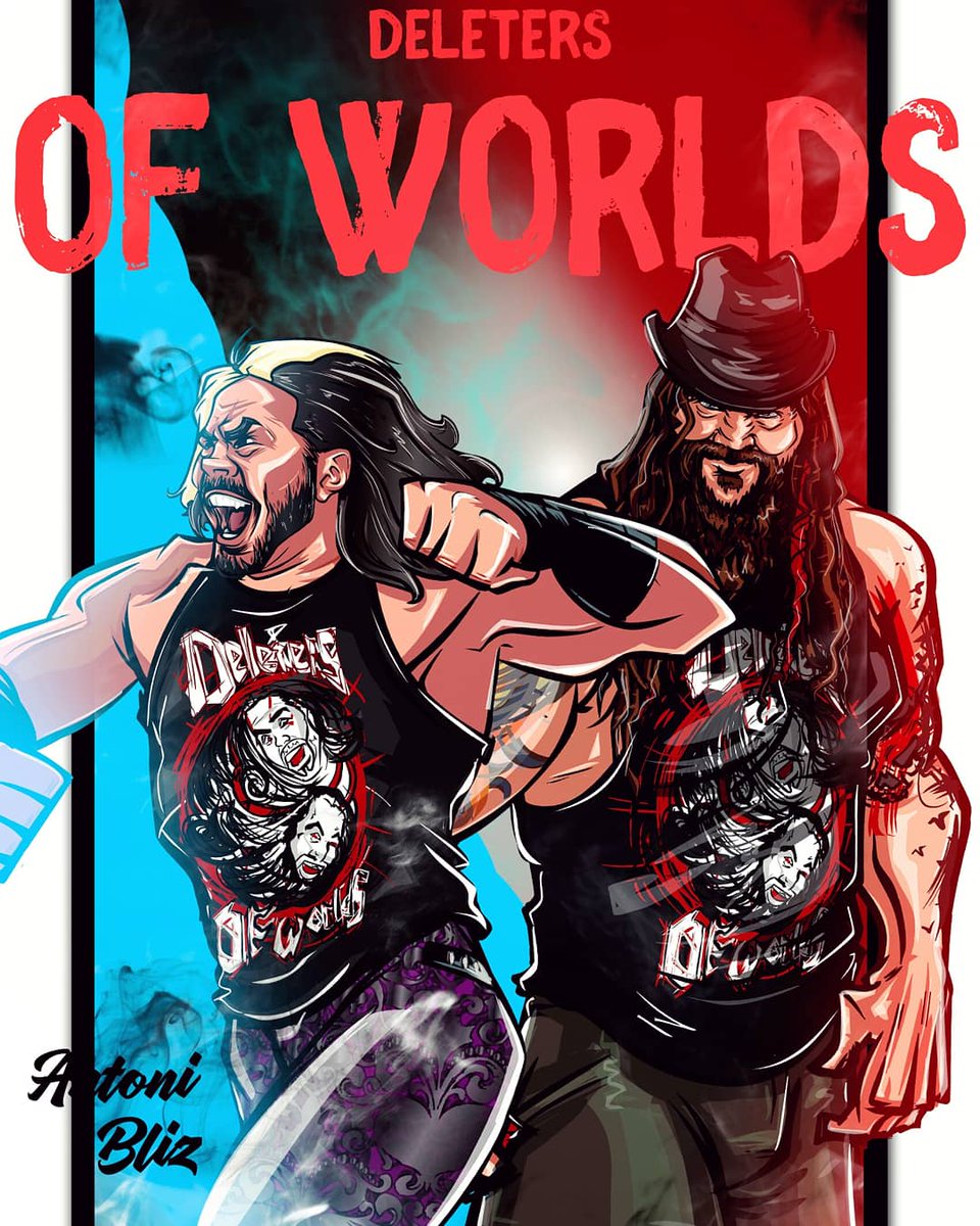 DELETERS OF WORLDS
#BrayWyatt and #MattHardy
@WWEBrayWyatt #wokenmatthardy @MATTHARDYBRAND #woken #theeaterofworlds #WWE #raw #fanart @wwe