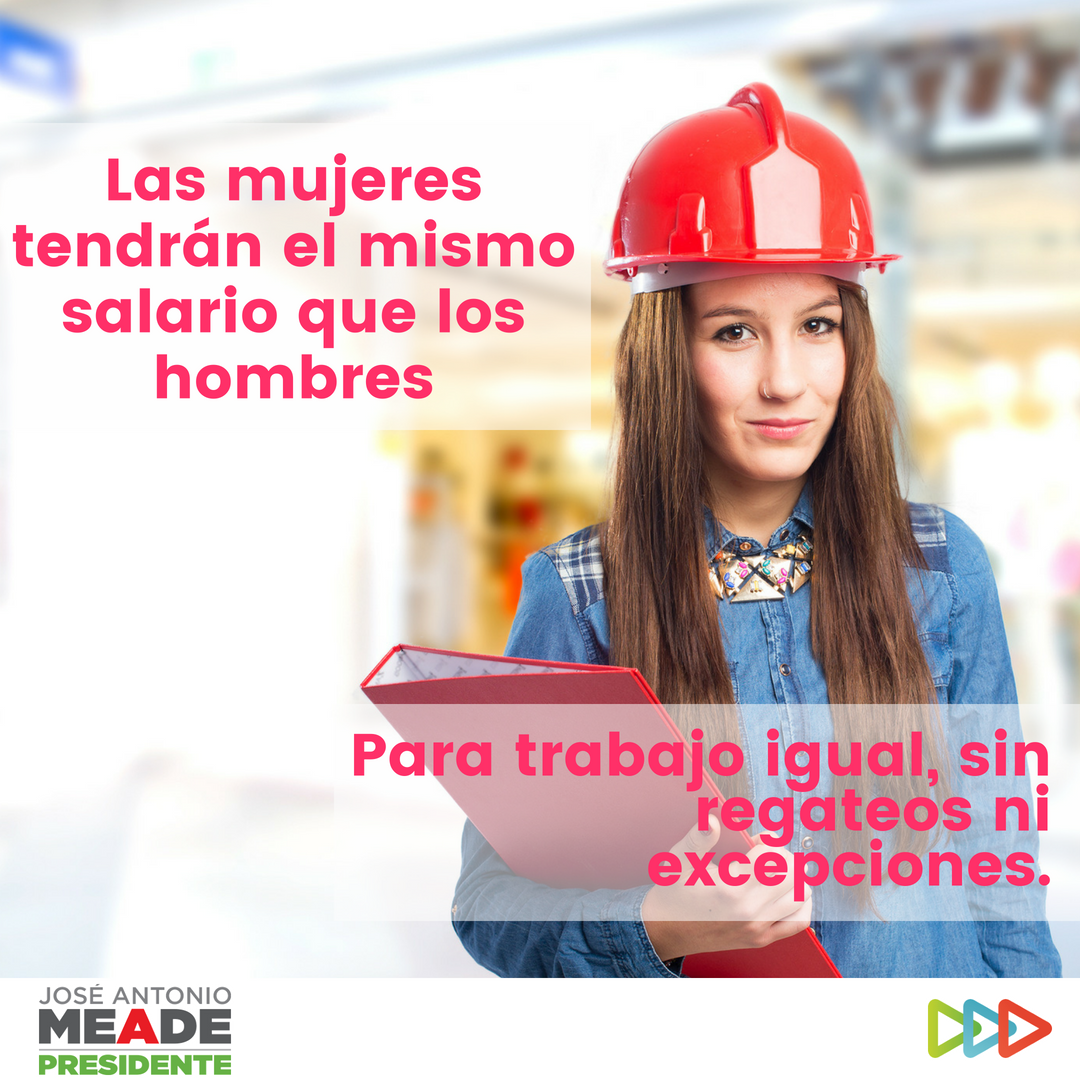 Amaydavila's tweet photo. Por una sociedad igualitaria donde las mujeres tengan las mismas oportunidades que los hombres, sólo pedimos igualdad de oportunidades. #LaGenteConMeade https://t.co/rXEYvSvh3W
