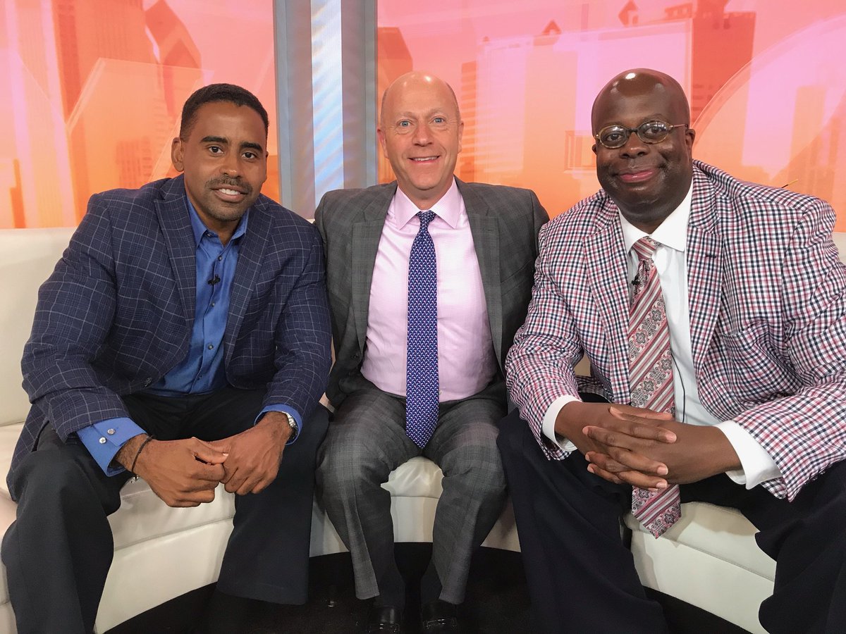 Chadlassiter's tweet photo. This past Sunday I was humbled to share the same intellectual space with @DanRoccato to discuss teenagers and employment. Long an admirer of this genuine human being. Always good to see Bill Anderson as well. #foxnews29, #gooddayphiladelphia https://t.co/JLc1qFMXeh