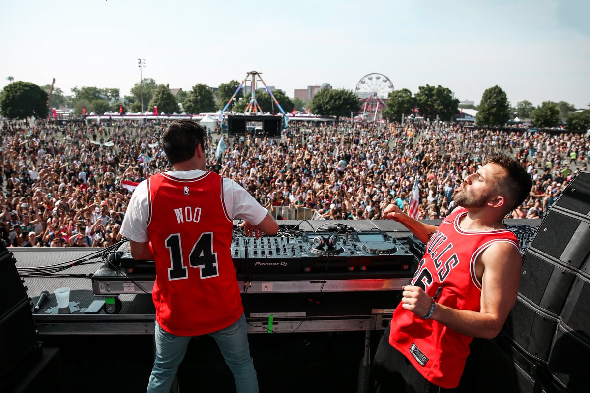 chicagobulls's tweet photo. #BullsNation was both on stage and in the crowd this past weekend at @SpringAwakening 🔥

Check out more photos: https://t.co/6DwGV82USK
#BullsAllSummer https://t.co/RzK0lUfMyo