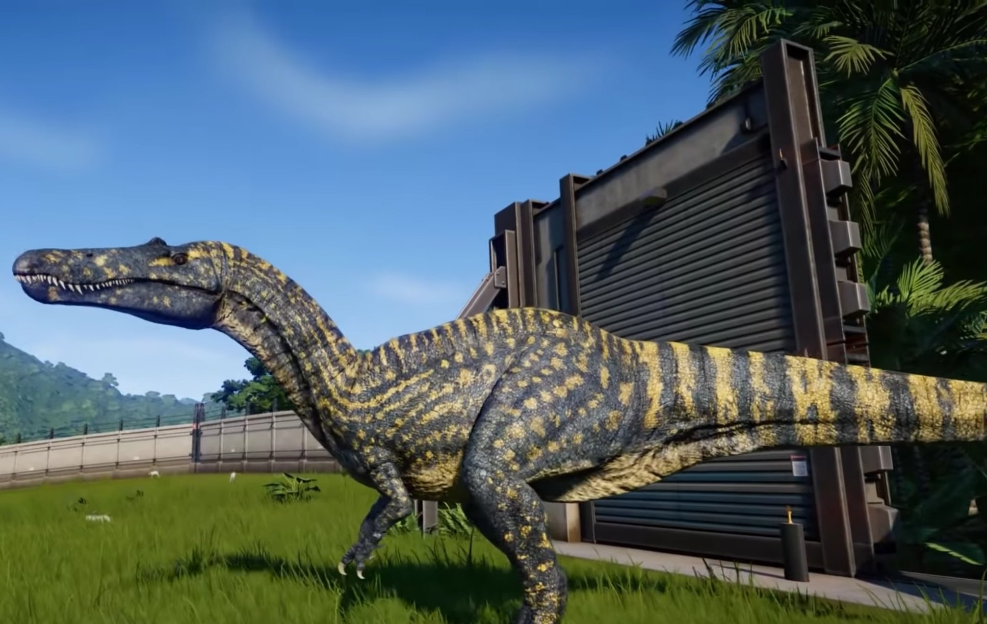 Jurassic World Evolution гигантозавр