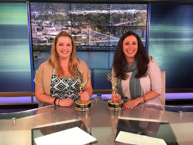 KOINNews's tweet photo. We are so proud of our Producer Carla Miller and Executive Producer Allison Anslinger. They won an Emmy for best Evening News Coverage of the May Day Riots. 🏆 #nwemmys https://t.co/tdhtbsingj