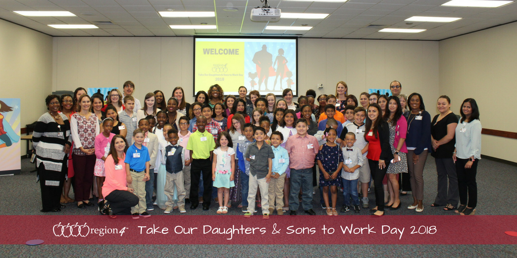 Region4ESC's tweet photo. What an absolute joy it was to welcome the children of our employees for Take Our Daughters & Sons to Work Day at Region 4!
@todastw #ServiceForce #R4Proud https://t.co/s74sON0J2y