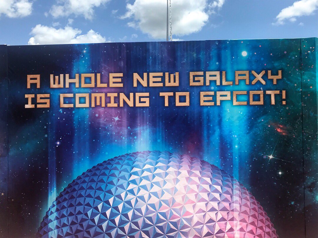 EnchantingErin1's tweet photo. I have had so many people ask me where this Wall was and...
SURPRISE!
It’s a construction wall!

This is the Guardians of the Galaxy Coaster construction wall (RIP Universe of Energy) but I just absolutely adore this wall... so let’s make #GalaxyWall a thing! https://t.co/lI5rTzH4nZ