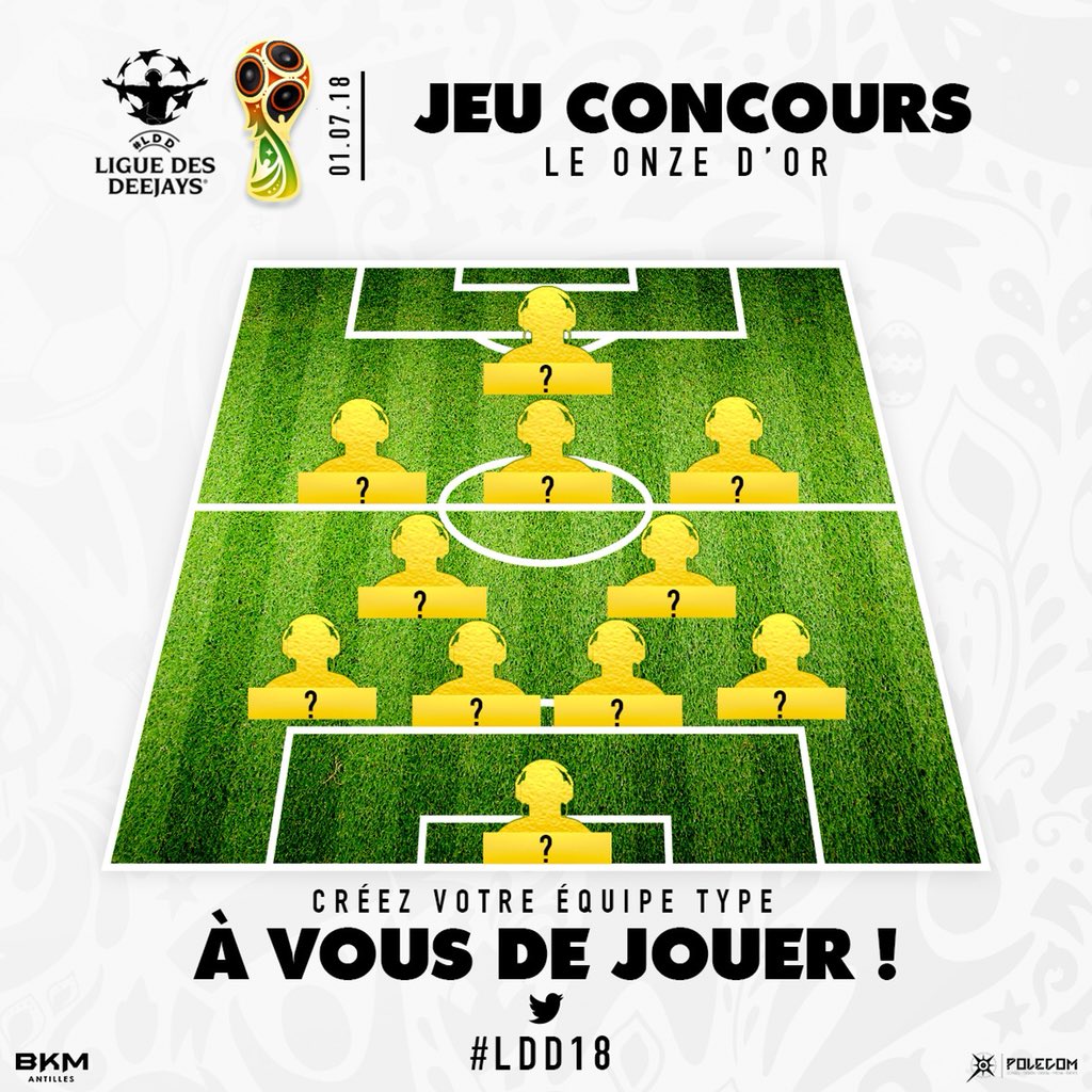 BKM_Event's tweet photo. JEU CONCOURS #LDD18
Pour participer c’est simple :
1⃣ Abonne toi au compte Twitter « Bikarw Music »
2⃣ Like et cite ce tweet avec ta composition dans l’ordre
#GameOn #SoyezRéactifs #LDD18 #LigueDesDeejays #FirstEdition #NewConcept #BikarwMusicAntilles #PôleCom https://t.co/ZAJd3yoTFv
