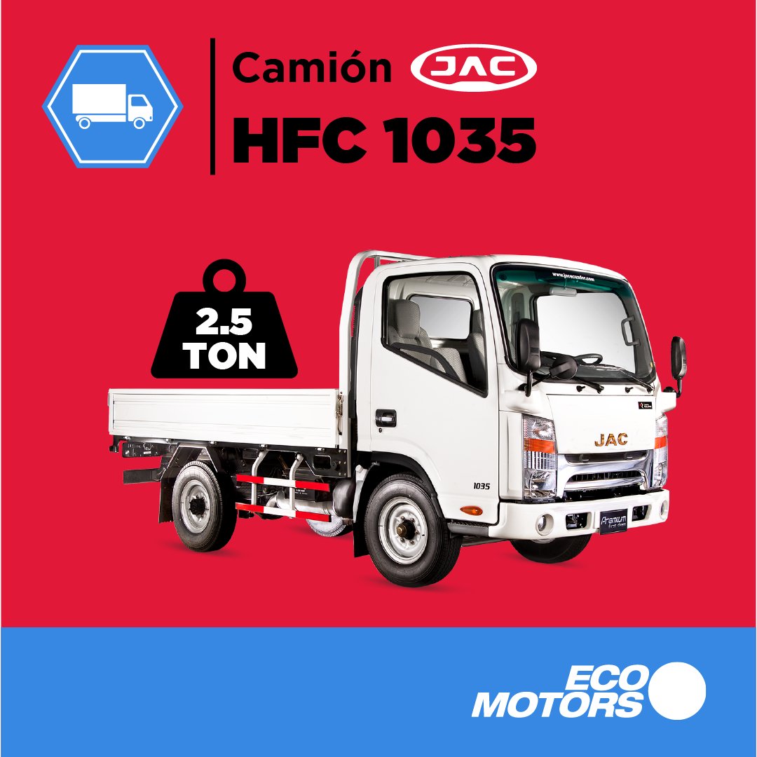 EcomotorsRD's tweet photo. ¡Su capacidad para cargar hasta 2.5 toneladas hace del #HFC1035 tu mejor aliado en la jornada!  #Jac #Camiones #Rendimiento #JacMotors #Ecomotors #GrupoViamar https://t.co/y37B5JqEqy