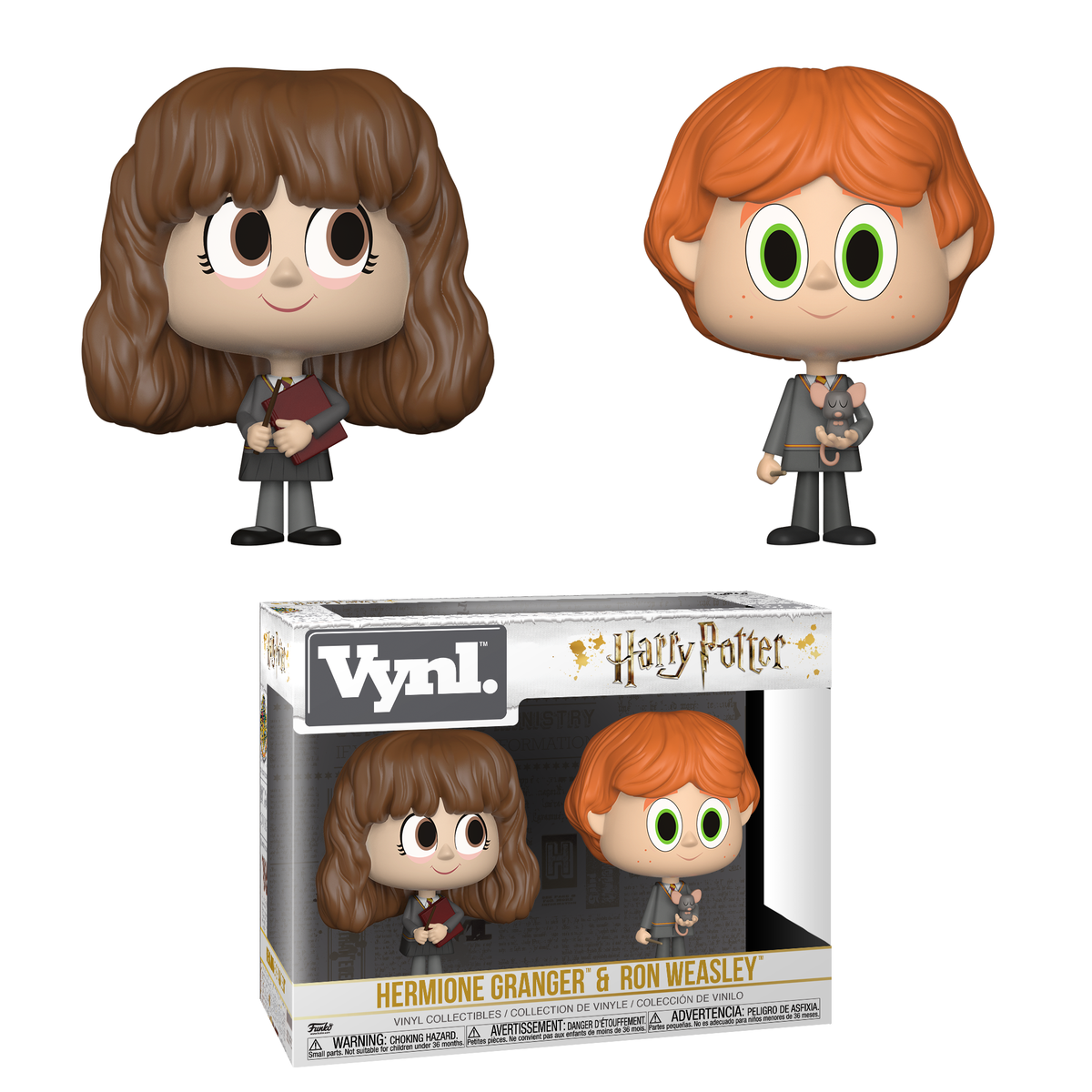 Funko's tweet photo. RT &amp; follow @funko for the chance to win a Hermione + Ron Vynl.! https://t.co/ntC9ek6k4L