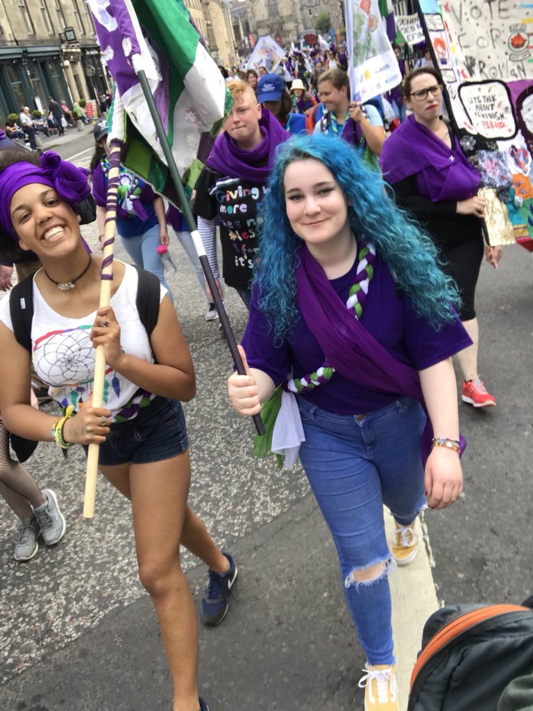 ProfCBorland's tweet photo. Still riding high on the waves of joy, pride & optimism. Marching with daughters, friends, neighbours on Sunday #Processions2018 #ProcessionsEdn ๐๐๐ https://t.co/HW6vSVyxHi