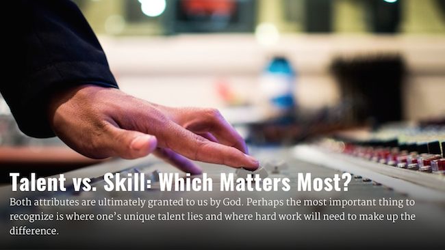 One’s estimation of the value of talent vs. the value of skill also directly impacts the way leaders recruit and develop ministry volunteers and interns. #churchtech #churchmedia #contentcreation #filmmaking #church #pastor #churchproduction #proav #video churchproduction.com/ministry/talen…