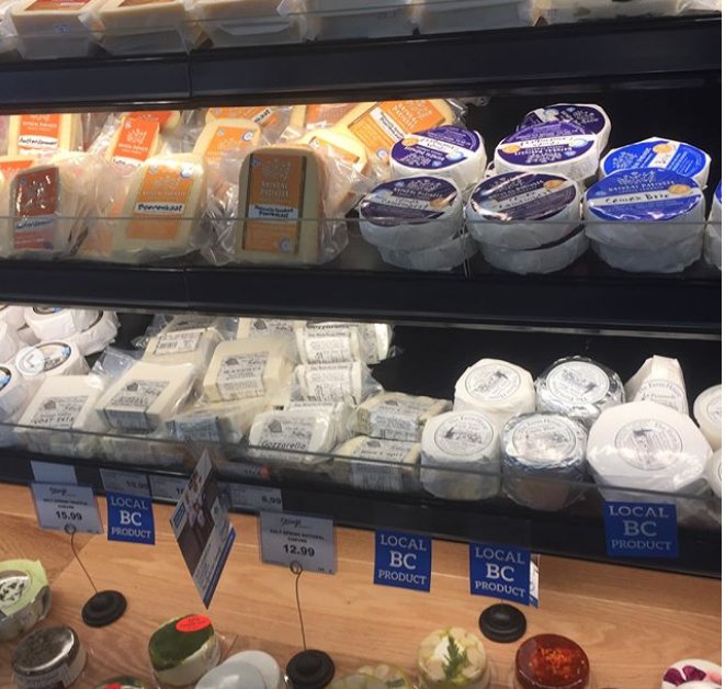 LOCObc's tweet photo. Visited @stongsmarket North Van today &amp; their #BCBuyLocal commitment is impressive. They sell ~200 BC brands, with good local signage on local products including flowers, cheese, processed goods &amp; more. #eatdrinklocalbc #bctastesbetter #flowerfulbc https://t.co/1E6UingE0v