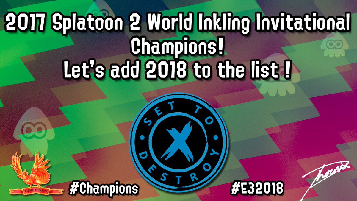 FirePhoenixKing's tweet image. LET’S GO!! I AM HYPED!!! @SetToDestroyX #E32018 #SetToDestroy #Champions