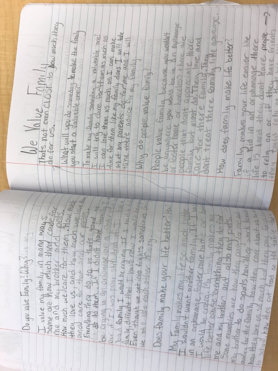BigDogTeacher's tweet photo. Every Monday, we explored and wrote about a value. This year’s kids did a really great job! Great way to build relationships and know where they come from. #TeachImlay #ImlayRm207 #FutureBigDogs #EachStudentEachDay #BrainsEngaged #OurCultureOfExcellence https://t.co/KywDZsZhXH
