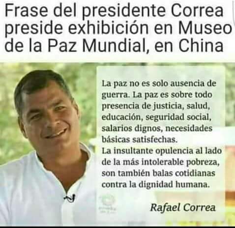 ALEXANDRAESTELA's tweet photo. #NoSeMetanConCorrea Nosotros es el verdadero pueblo, el mandante sabemos que fue  @MashiRafael   quien terminó, con la desigualdad social en este país, que es la peor de las violencias.  
Venceremos #RevolucionSoyYo @teleSURtv @Hispantv @PatricioMery https://t.co/kYno8trBMF