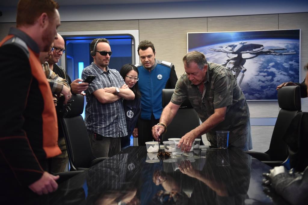 mix for a good sci fi show bts shot courtesy of the planetary