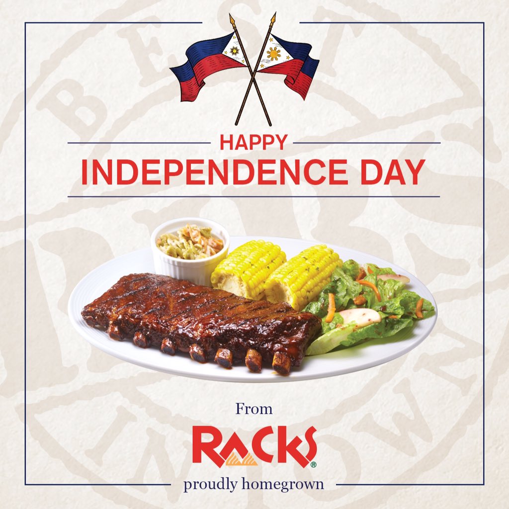 RacksPHL's tweet photo. Happy Independence Day!
#RACKSTheTasteYouRemember #racks #racksphl #bestribsintown #fallsoffthebone #IndependenceDay https://t.co/K72KT6eaol