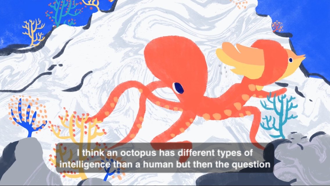 PhoebeHalstead's tweet photo. Great talk tonight! @lands_new @ForteanLondon  @HauntLondon &amp; for more octopus related speculation see our new #animation - We ask, What is life? What is intelligence?  https://t.co/OFJOpFO6aP https://t.co/OZY7XOuRPH