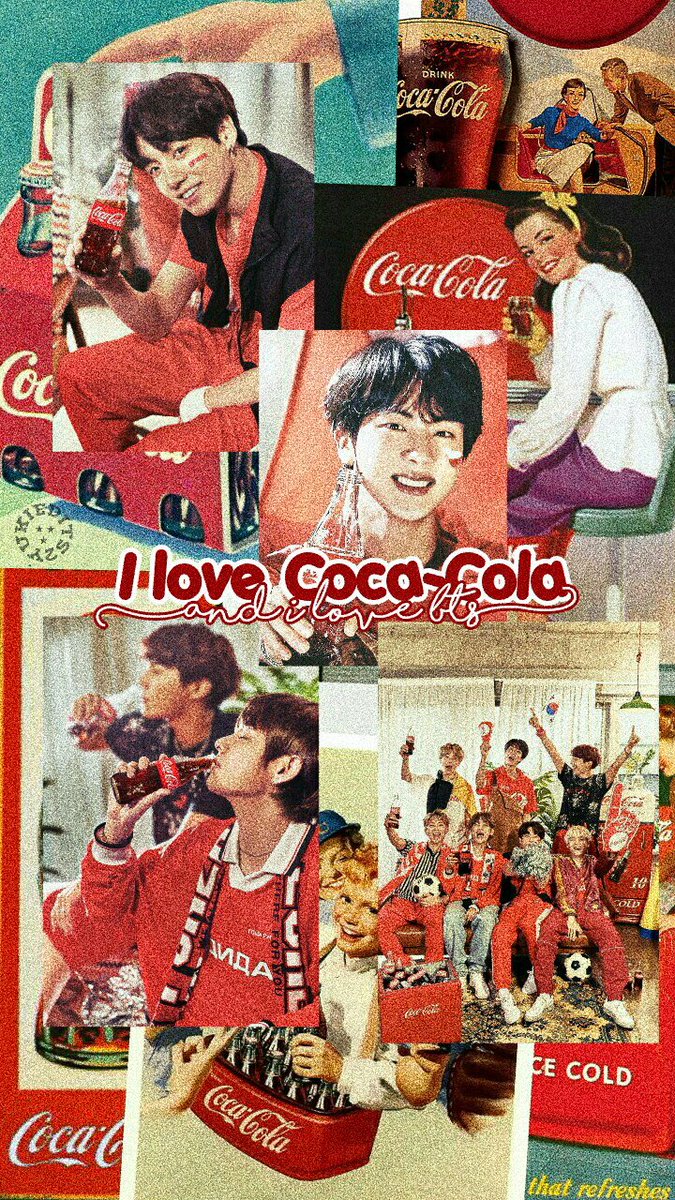 YukiEditsS2's tweet photo. 💘 Coca-Cola, Coca-Cola + BTS, Wallpaper, Lockscreen

💞 Favorite if you like
💗 RT if you save
💕 Screenshot if you use

💖 @BTS_twt @CocaCola @CocaCola_Br
#2018BTSFESTA #CocaCola https://t.co/R126fAxrLi