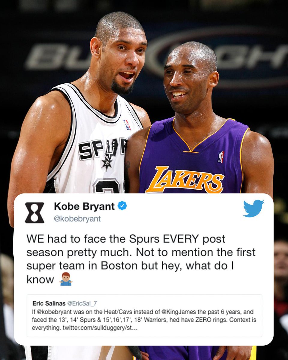 espn's tweet photo. Kobe weighed in on a Kobe-LeBron debate 🌾👀 🌾 https://t.co/A7C3CVdB5N