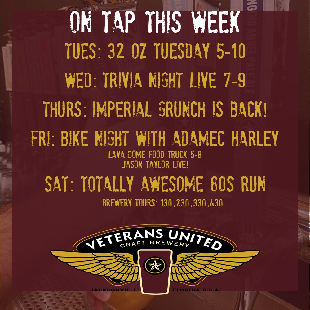 VUbrew's tweet photo. Lots of exciting events this week!  #VUBrew https://t.co/0vnj8jgPCV