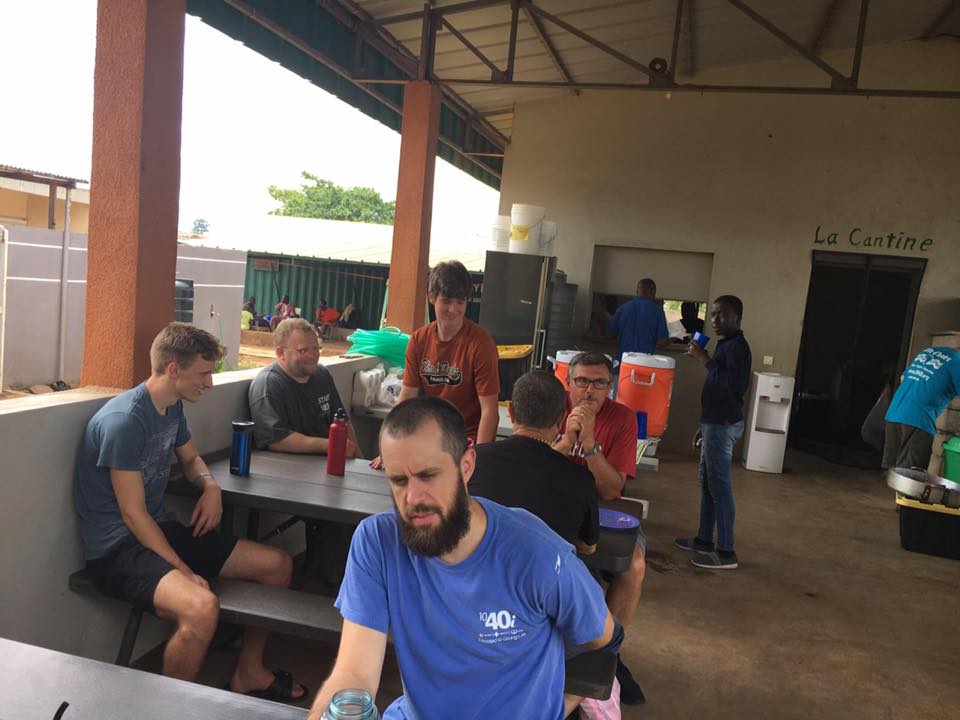 1040i's tweet photo. The 1040i Team has arrived Tanda, Cote d'Ivoire. We will be carrying out construction, health and education projects for the next 2 weeks. #iam1040i #1040i #Health #education #water #Africa #volunteers https://t.co/BxlV3ZRSOW