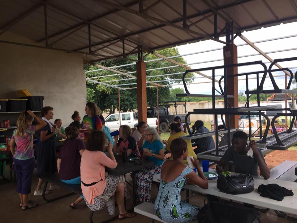 1040i's tweet photo. The 1040i Team has arrived Tanda, Cote d'Ivoire. We will be carrying out construction, health and education projects for the next 2 weeks. #iam1040i #1040i #Health #education #water #Africa #volunteers https://t.co/BxlV3ZRSOW
