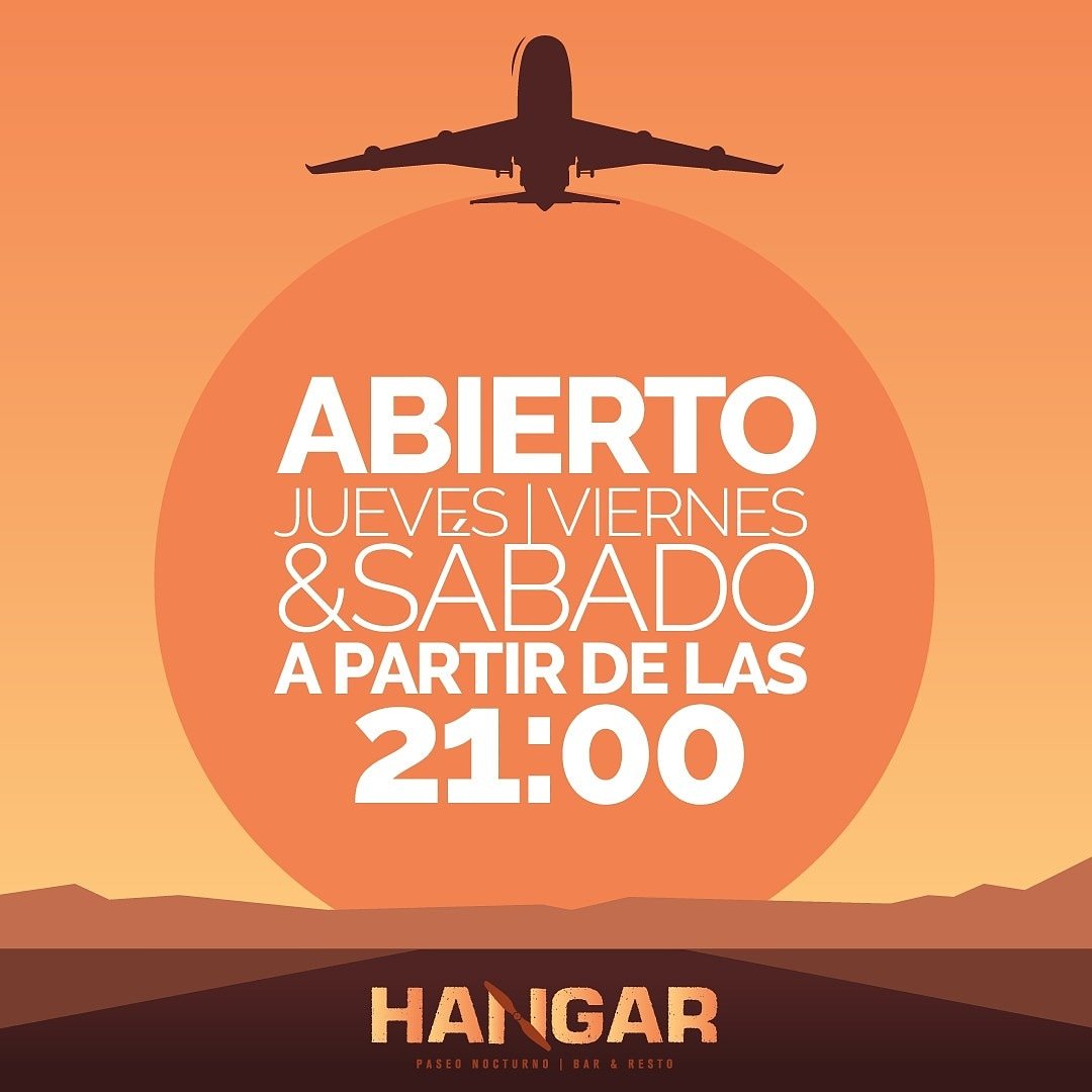 federicocheme's tweet photo. PASEO HANGAR @hangaroficial 📍8 bares.
📍8 opciones diferentes.
📍2 pistas.
 #Fuime #TopGun #GreenlandFirstClass #BarónRojo #LUA #Mirage #BarDeTroya https://t.co/qcKP4ahuOH