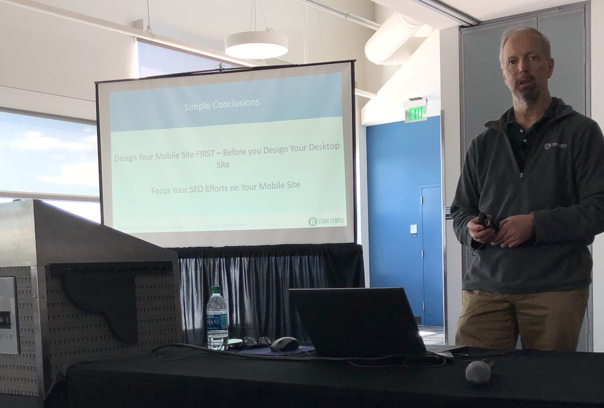 otiagoandrade's tweet image. Let’s dive into Mobile SEO w/ Eric Enge from @stonetemple ! Simple conclusions: Mobile UX first against your Desktop UX! #smxadvanced #SearchEngineLand #Seattle #b2wdigital #techlabs