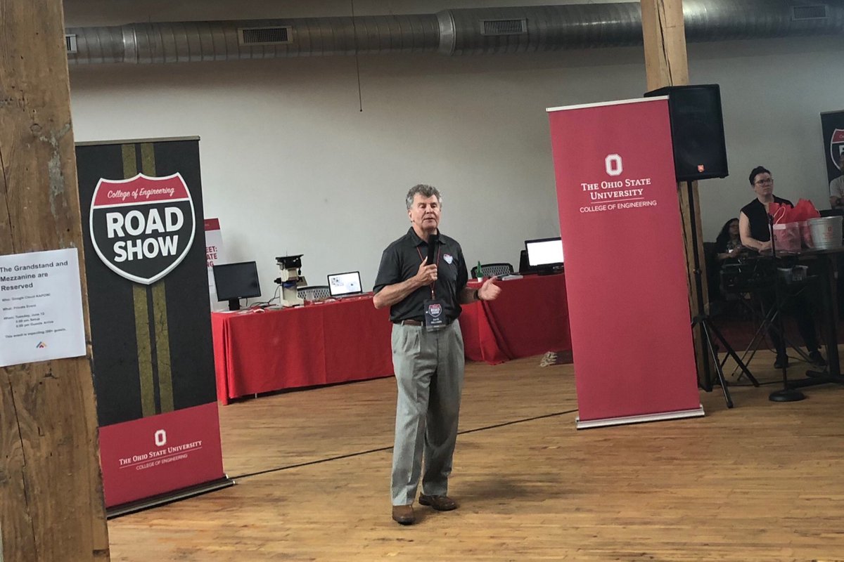 Excited about ⁦<a href="/OSUengineering/">OSUengineering</a>⁩ Dean Dave Wms “Dean’s Road Show” kickoff ⁦<a href="/cbusideafoundry/">columbusideafoundry</a>⁩ tonite; Dave showcasing #SmartMobility, importance of #DiversityandInclusion in hiring, #biomedical advances and also new advanced material facilities BMEC <a href="/OhioState/">Ohio State</a>⁩