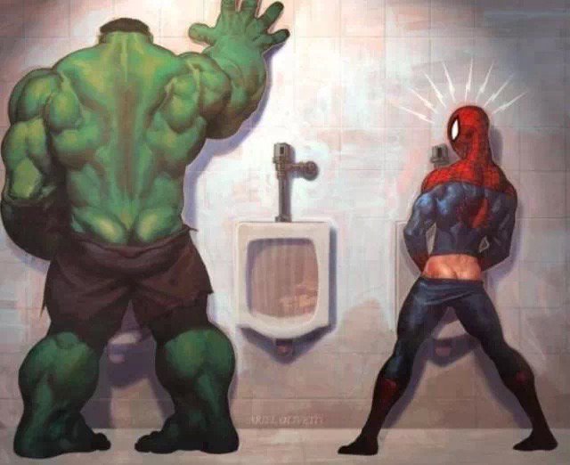 HE-HE
SPIDEY SENSE NOTICE SOMETHING