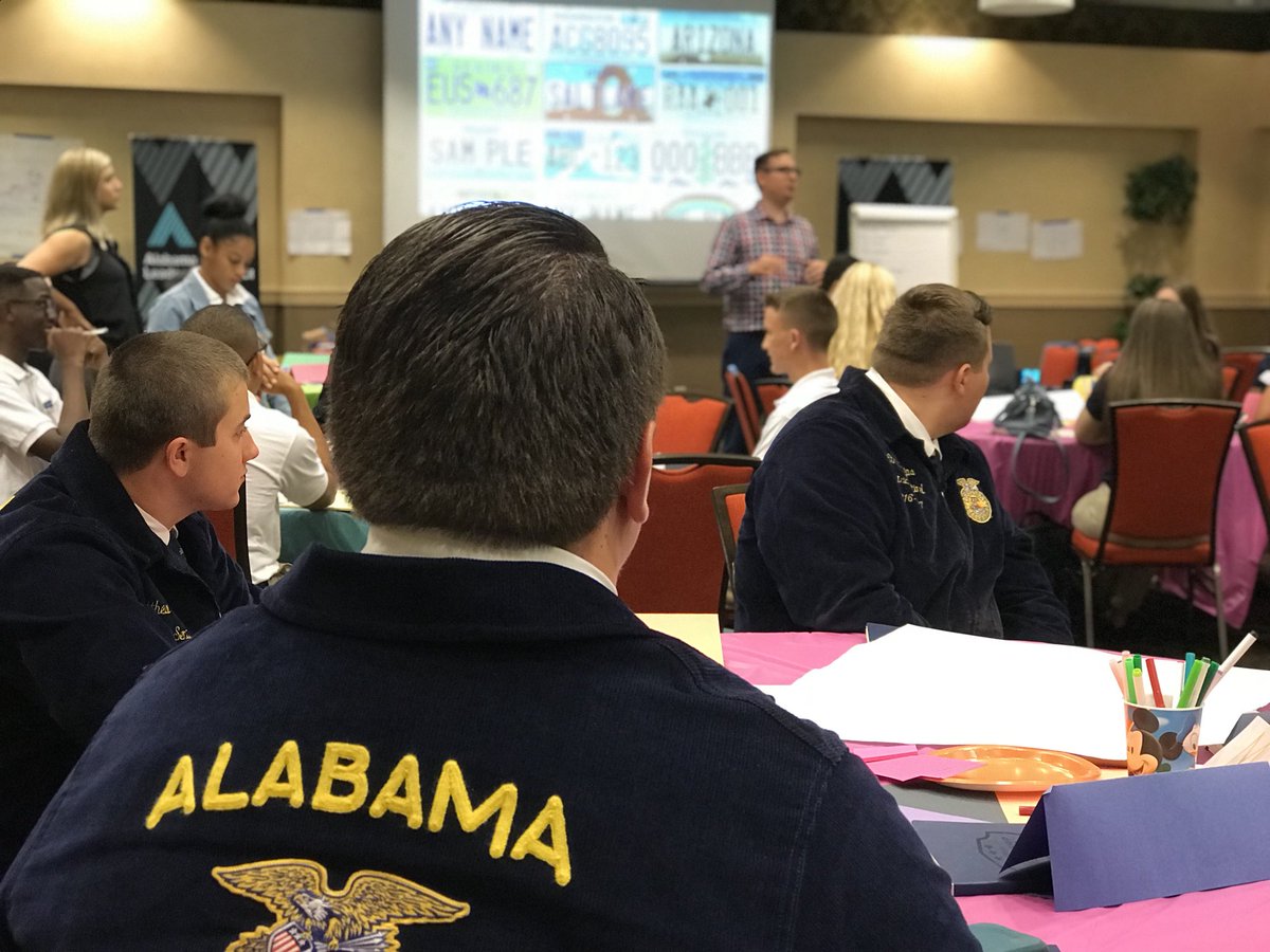 AlabamaCTSO's tweet image. It’s been a full day of training here at the CTSO Leadership Summit! Officers have received training on teamwork, professionalism, and leadership for a great first day.