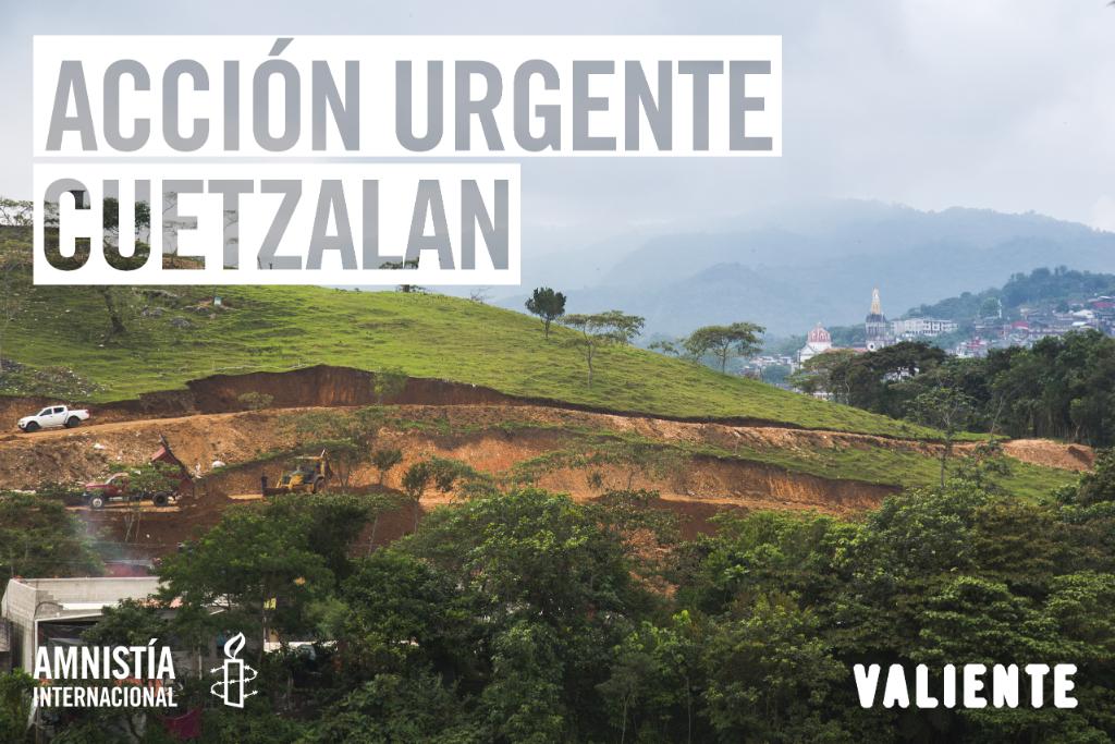 amnistiamexico's tweet photo. ¡ALERTA! #AcciónUrgente ¡Hay personas en riesgo en #Cuetzalan! Escribe a las autoridades: https://t.co/4iaHpvt495 https://t.co/jysgI5kTTY