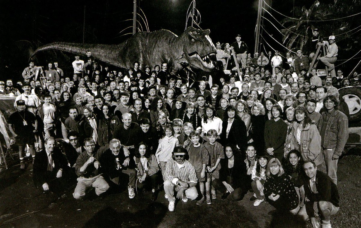 SWinstonSchool's tweet photo. Happy 25th Anniversary Jurassic Park! Released: June, 11th, 1993.

#StanWinstonStudio #Dinosaur #Filmmaking #BehindTheScenes https://t.co/QqoFfb2Mma